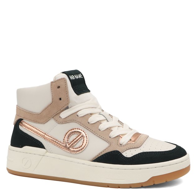 Женские высокие кеды NO NAME, Артикул KELLY MID, молочно-белый | 3752099. Ракурс 1