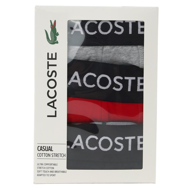 Мужские трусы 3 шт. LACOSTE, Артикул 5H3386, мультицвет | 3753140. Ракурс 1