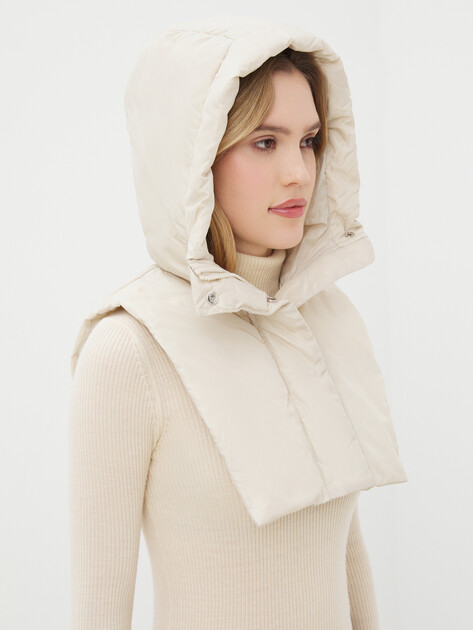Женский капюшон MAISON DAVID, Артикул CAP-2-1, бежевый | 3773245. Ракурс 1
