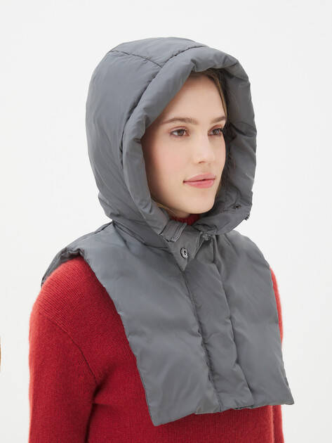 Женский капюшон MAISON DAVID, Артикул CAP-2-1, темно-серый | 3773247. Ракурс 1