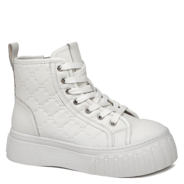 Женские высокие кеды TENDANCE, Артикул GLC3331-01, белый | 3774843. Ракурс 1