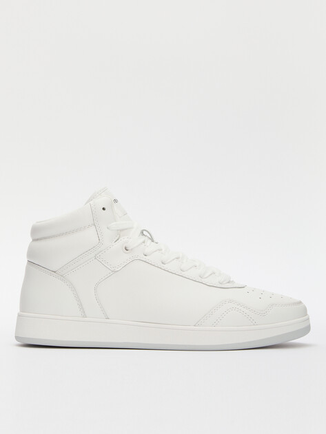 Мужские высокие кеды TENDANCE, Артикул FP-M33756U-1, белый | 3778808. Ракурс 1
