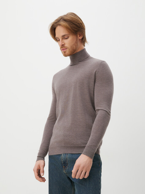 Мужская водолазка MAISON DAVID, Артикул 2023-014M, серо-коричневый | 3779684. Ракурс 1