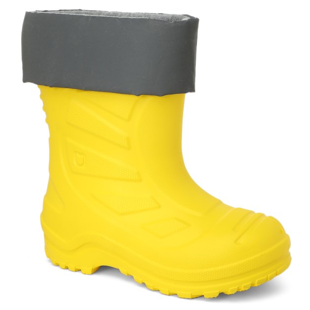 Детские резиновые сапоги КОТОФЕЙ, Артикул 565127-19, желтый | 3782694. Ракурс 1