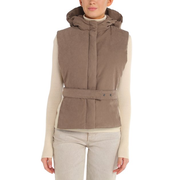 Женский жилет MAISON DAVID, Артикул MLYCAP-3, коричневый | 3792967. Ракурс 1