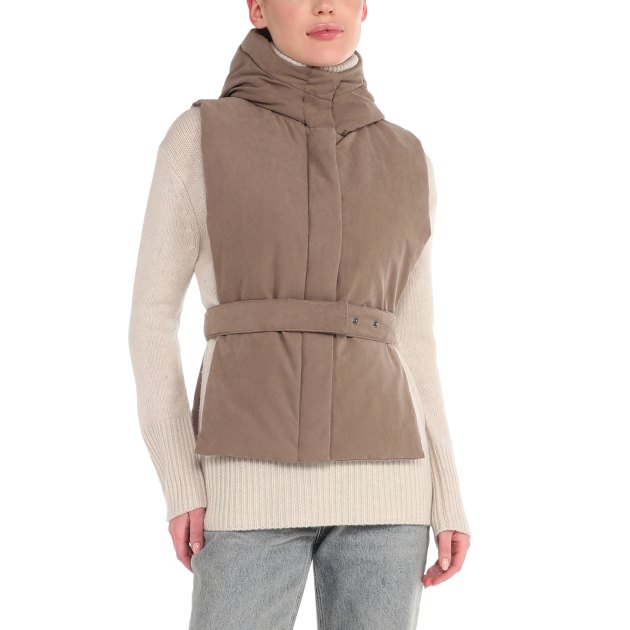 Женский жилет MAISON DAVID, Артикул MLYCAP-3-1, коричневый | 3793008. Ракурс 1