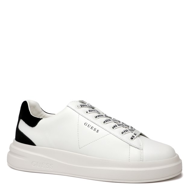 Мужские кеды GUESS ELBA, Артикул FMPVIBSUE12, белый | 3796770. Ракурс 1