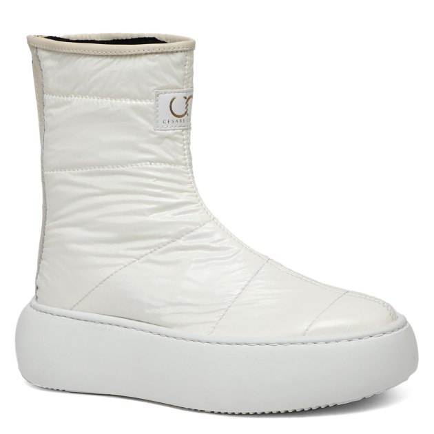 Женские дутики CESARE CASADEI, Артикул 35206, молочно-белый | 3800436. Ракурс 1