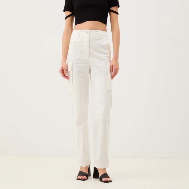 Женские брюки карго MO5CH1NO JEANS, Артикул 0333 P, белый | 3810305. Ракурс 1 Женские брюки карго MO5CH1NO JEANS, Артикул 0333 P, белый | 3810305. Ракурс 1