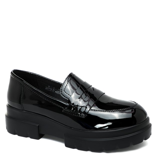 Детские лоферы КОТОФЕЙ, Артикул 733011-22, черный | 3811010. Ракурс 1