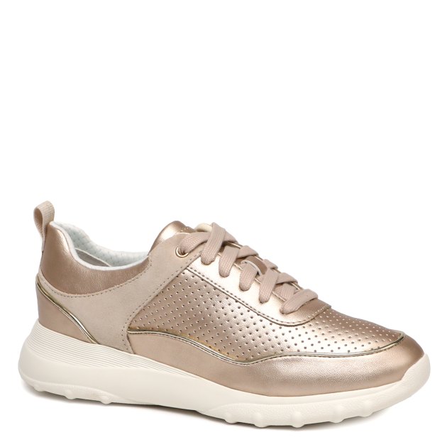 Женские кроссовки GEOX D ALLENIEE, Артикул D35LPB, бронзовый | 3812029. Ракурс 1
