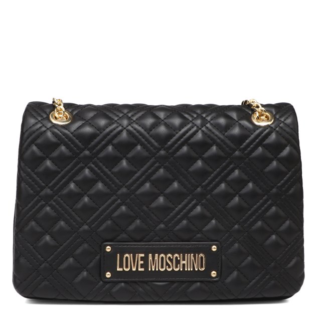 Женская сумка  LOVE MOSCHINO QUILTED BAG, Артикул JC4014PP SS24, черный | 3815395. Ракурс 1