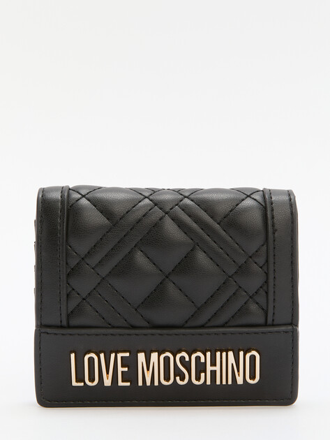 Женское портмоне LOVE MOSCHINO SLG QUILTED, Артикул JC5601PP, черный | 3815573. Ракурс 1