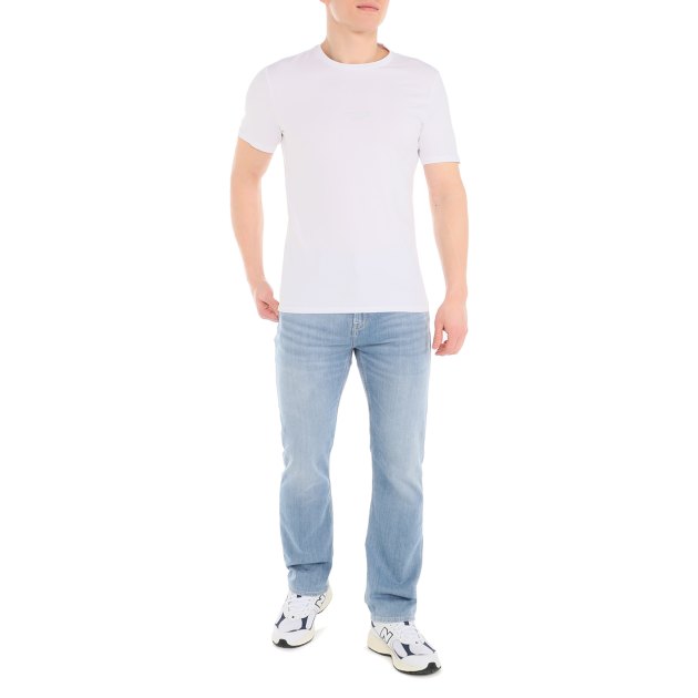 Мужская футболка GUESS AIDY CN SS TEE, Артикул M2YI72I3Z14, белый | 3822240. Ракурс 1