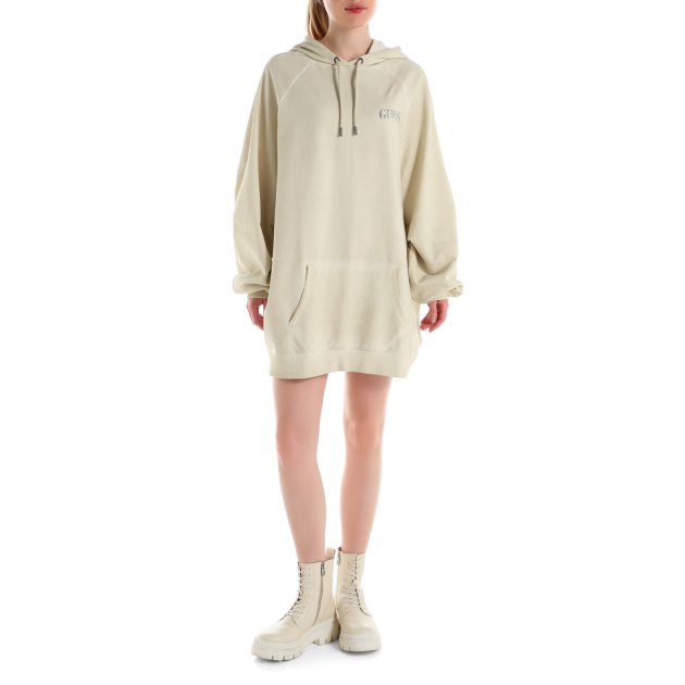Cream guess sweatshirt clearance