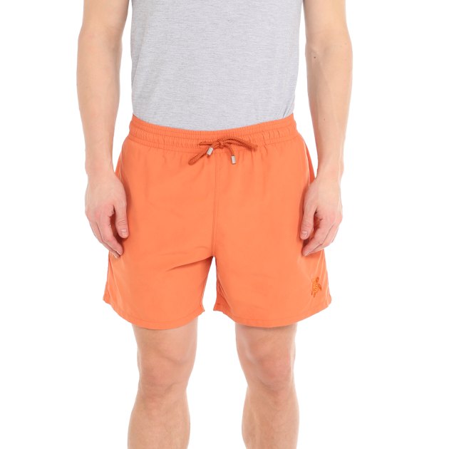 Мужские купальные шорты с проявляющимся рисунком MAISON DAVID, Артикул MLS230425, оранжевый | 3823993. Ракурс 1