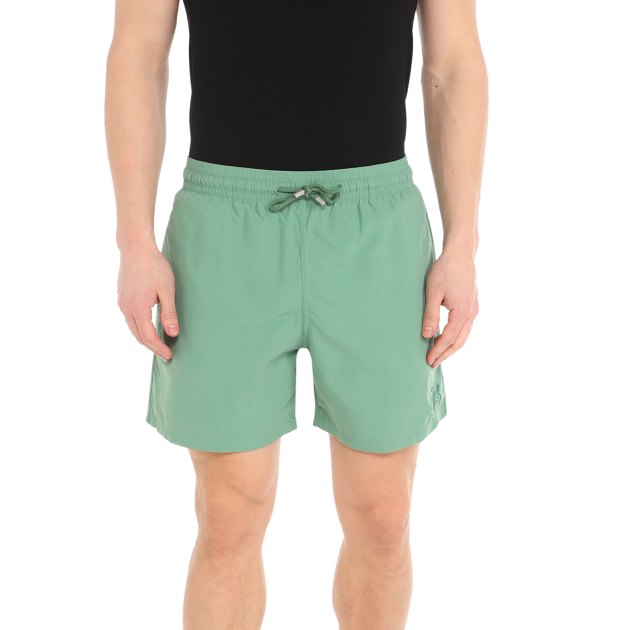 Мужские купальные шорты с проявляющимся рисунком MAISON DAVID, Артикул MLS230425, зеленый | 3824000. Ракурс 1