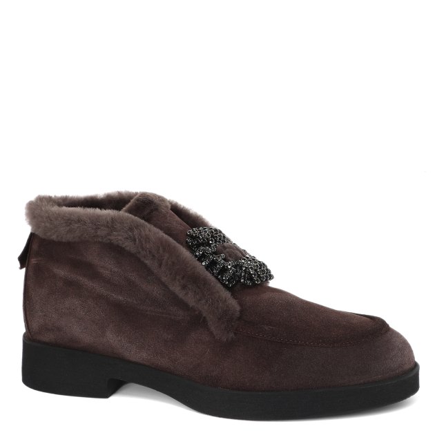 Женские высокие лоферы LORIBLU, Артикул 6LO126, темно-коричневый | 3824402. Ракурс 1