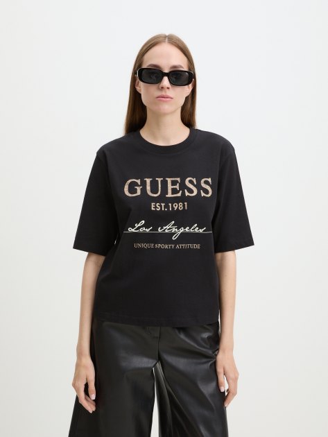 Tee shirt guess noir new arrivals