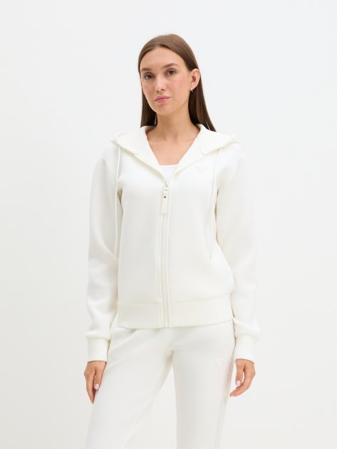 GUESS ALLIE SCUBA HOODIE ZIP SWEATSHIRT 3828524