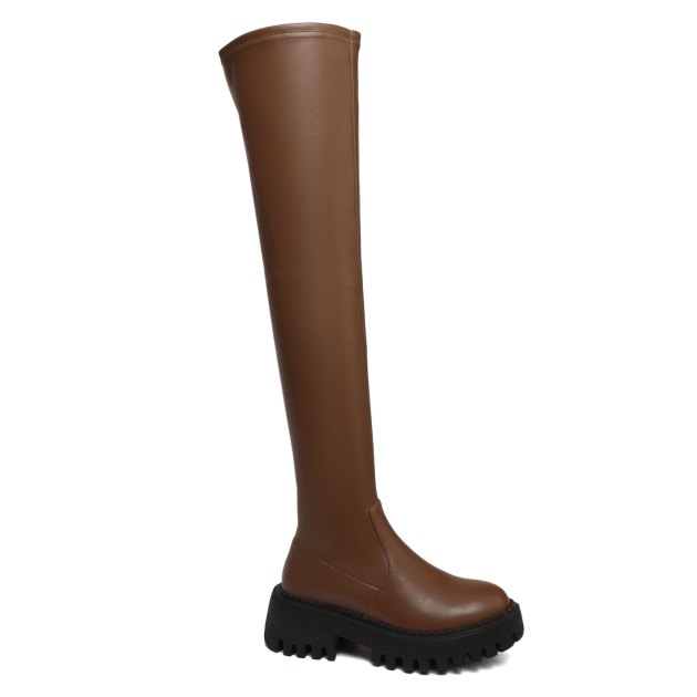 Ботфорты TENDANCE, Артикул CLF682T-01, серо-коричневый | 3828815. Ракурс 1