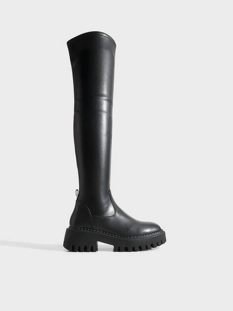 Женские ботфорты TENDANCE, Артикул CLF682T-02, черный | 3828865. Ракурс 1