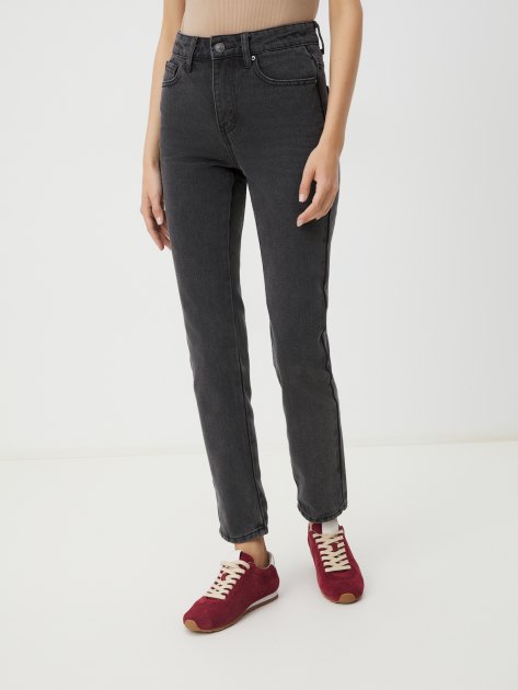 Женские джинсы мом MAISON DAVID, Артикул XS-038-2, темно-серый | 3836491. Ракурс 1