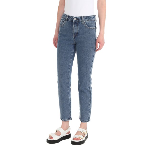 Женские джинсы мом MAISON DAVID, Артикул XS-038-2, серо-синий | 3836493. Ракурс 1