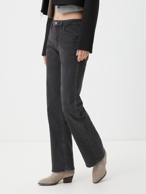 Женские прямые джинсы MAISON DAVID, Артикул XS-021, черный | 3836509. Ракурс 1