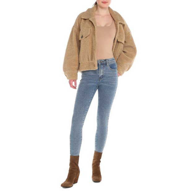 Женские джинсы скинни MAISON DAVID, Артикул XS046/KF051-1, серо-голубой | 3836532. Ракурс 1