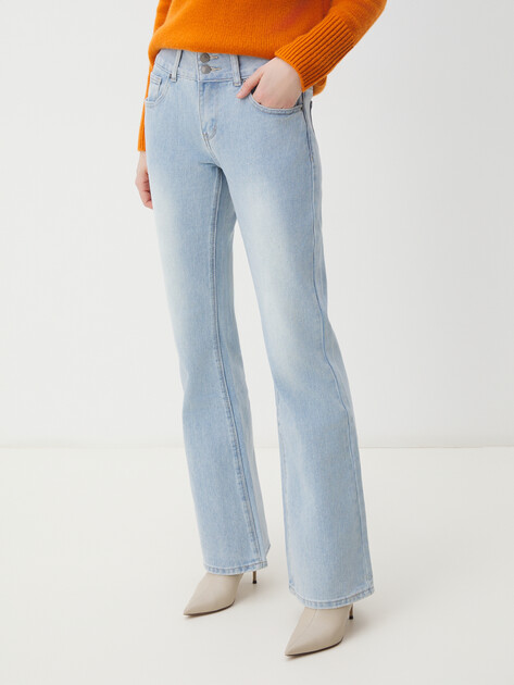 Женские прямые джинсы MAISON DAVID, Артикул 23c100/KF056-2, светло-голубой | 3836543. Ракурс 1