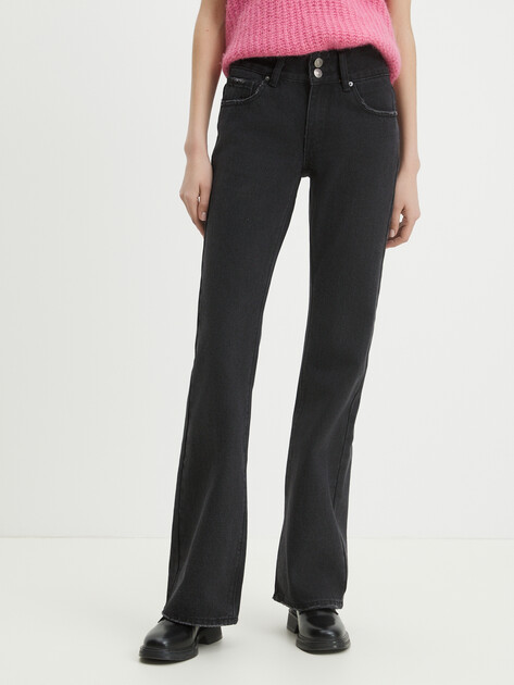 Женские прямые джинсы MAISON DAVID, Артикул 23c100/KF056-2, черный | 3836544. Ракурс 1