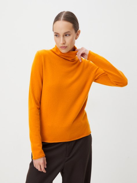 Женская водолазка MAISON DAVID, Артикул NZ2806, апельсиновый | 3839223. Ракурс 1
