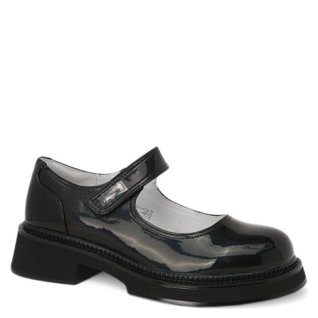 Детские туфли KAPIKA, Артикул 24906п-1, черный | 3839447. Ракурс 1
