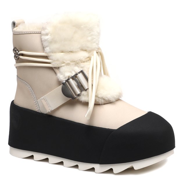 Женские дутики TENDANCE, Артикул YS-39037D-4, светло-бежевый | 3840375. Ракурс 1