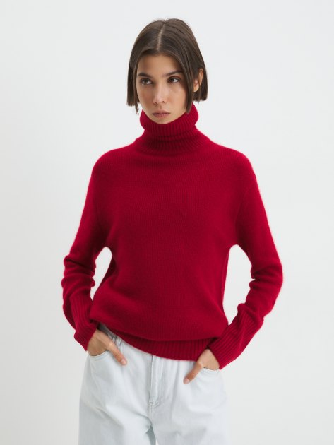 Женский свитер MAISON DAVID, Артикул MLY2303-1, темно-красный | 3841749. Ракурс 1