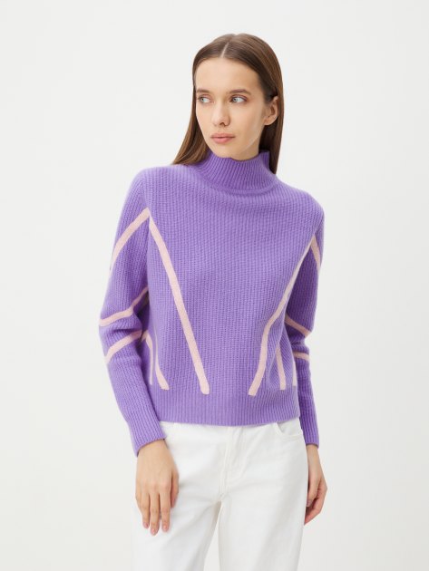 Женский свитер MAISON DAVID, Артикул MLY2305-1, фиолетовый | 3841785. Ракурс 1