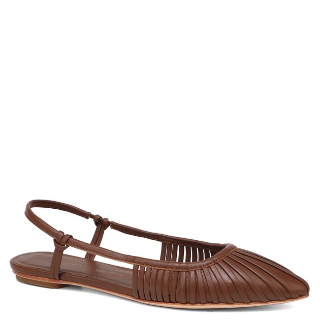 Балетки с открытой пяткой (слинг-бэк) TENDANCE, Артикул YS-38030S-X1, коричневый | 3843333. Ракурс 1