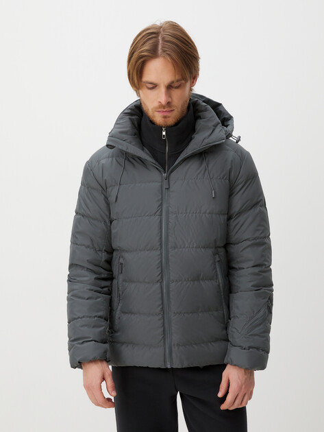Мужской пуховик MAISON DAVID, Артикул MLY230424, темно-серый | 3845761. Ракурс 1