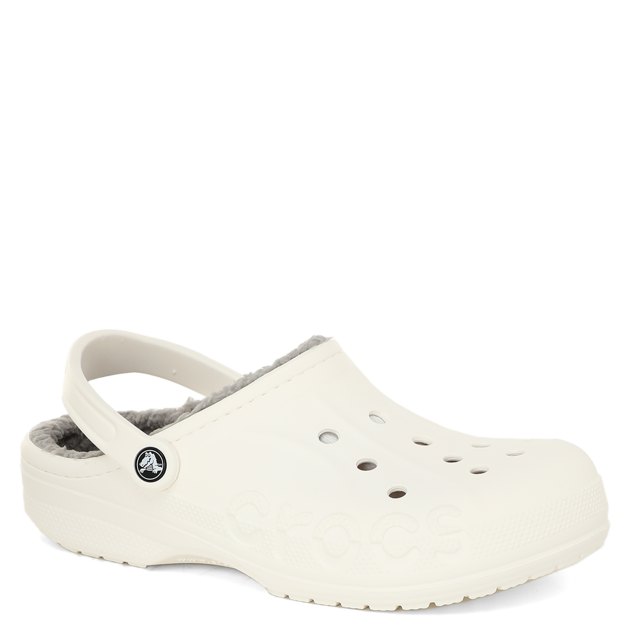 Сланцы CROCS BAYA LINED CLOG, Артикул 205969, белый | 3846362. Ракурс 1