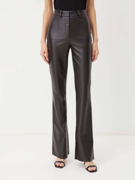 Женские брюки клеш CALZETTI KATHERINE, Артикул KATHERINE, темно-коричневый | 3852693. Ракурс 1