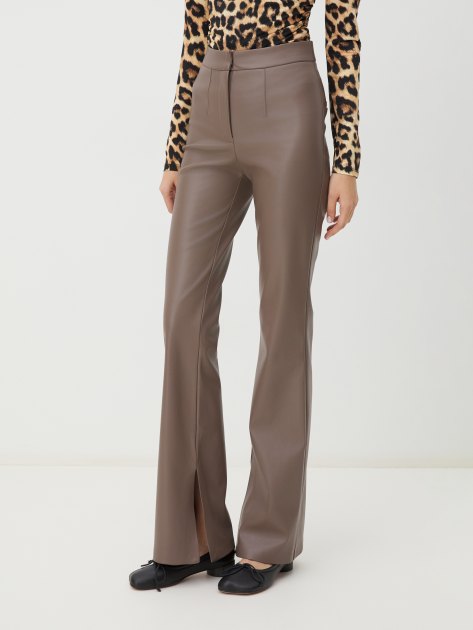 Женские брюки клеш CALZETTI KATHERINE, Артикул KATHERINE, серо-коричневый | 3852732. Ракурс 1