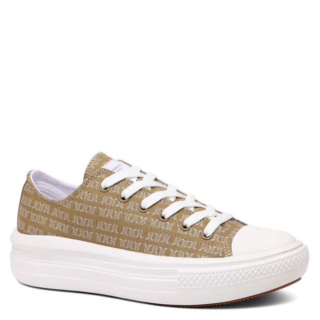 Женские кеды TENDANCE, Артикул AQ515C-03, светлый хаки | 3856148. Ракурс 1