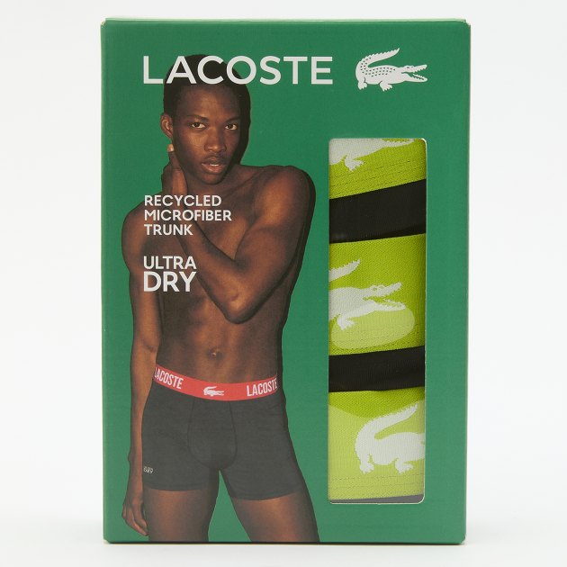 Мужские трусы 3 шт. LACOSTE, Артикул 5H1308, черный | 3859513. Ракурс 1