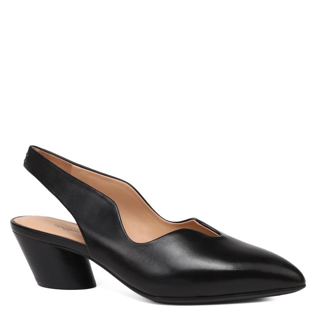 Женские туфли с открытой пяткой (слинг-бэк) TENDANCE, Артикул GLC3856-03, черный | 3861673. Ракурс 1