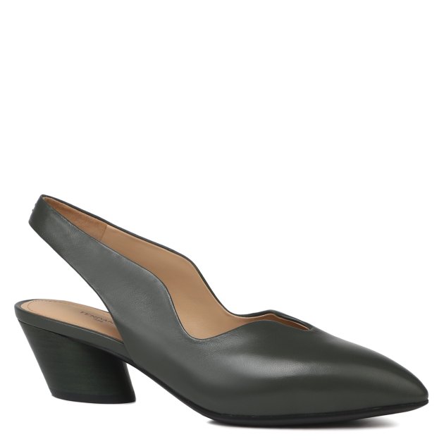 Женские туфли с открытой пяткой (слингбэк) TENDANCE, Артикул GLC3856-03, серо-зеленый | 3861678. Ракурс 1