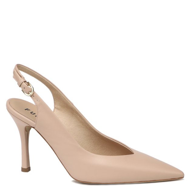 Женские туфли с открытой пяткой (слинг-бэк) FURLA FURLA CORE, Артикул YH97FCD, розово-бежевый | 3868363. Ракурс 1