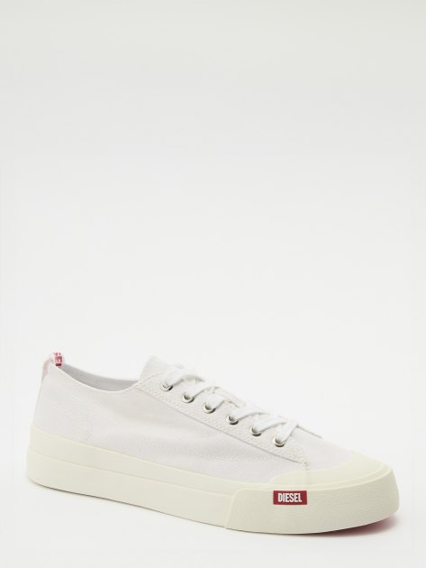 Мужские кеды из денима DIESEL ATHOS, Артикул Y03332, белый | 3870839. Ракурс 1