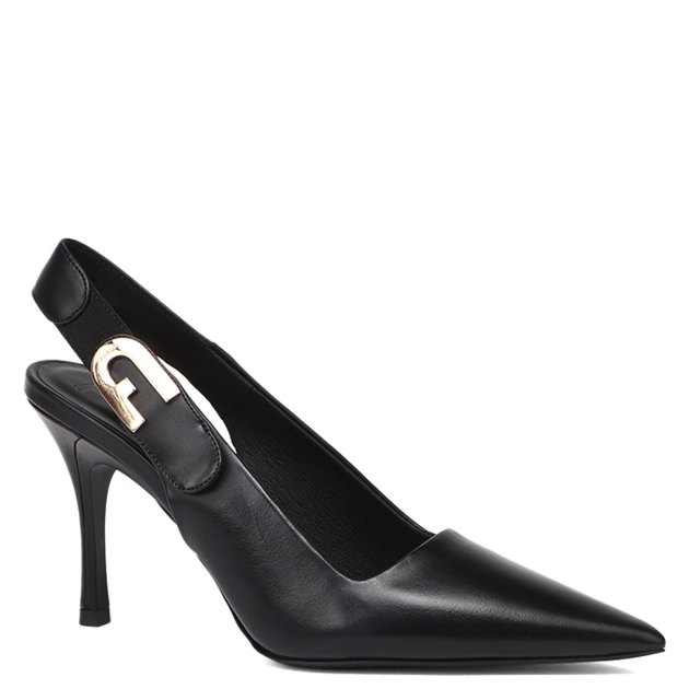 Женские туфли с открытой пяткой (слинг-бэк) FURLA FURLA SIGN, Артикул YG05SGN, черный | 3871494. Ракурс 1