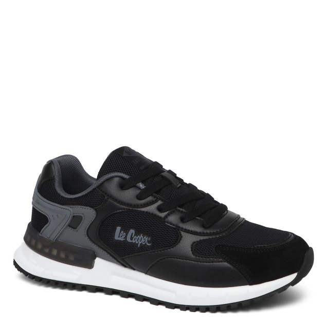 Lee cooper black sneakers shop